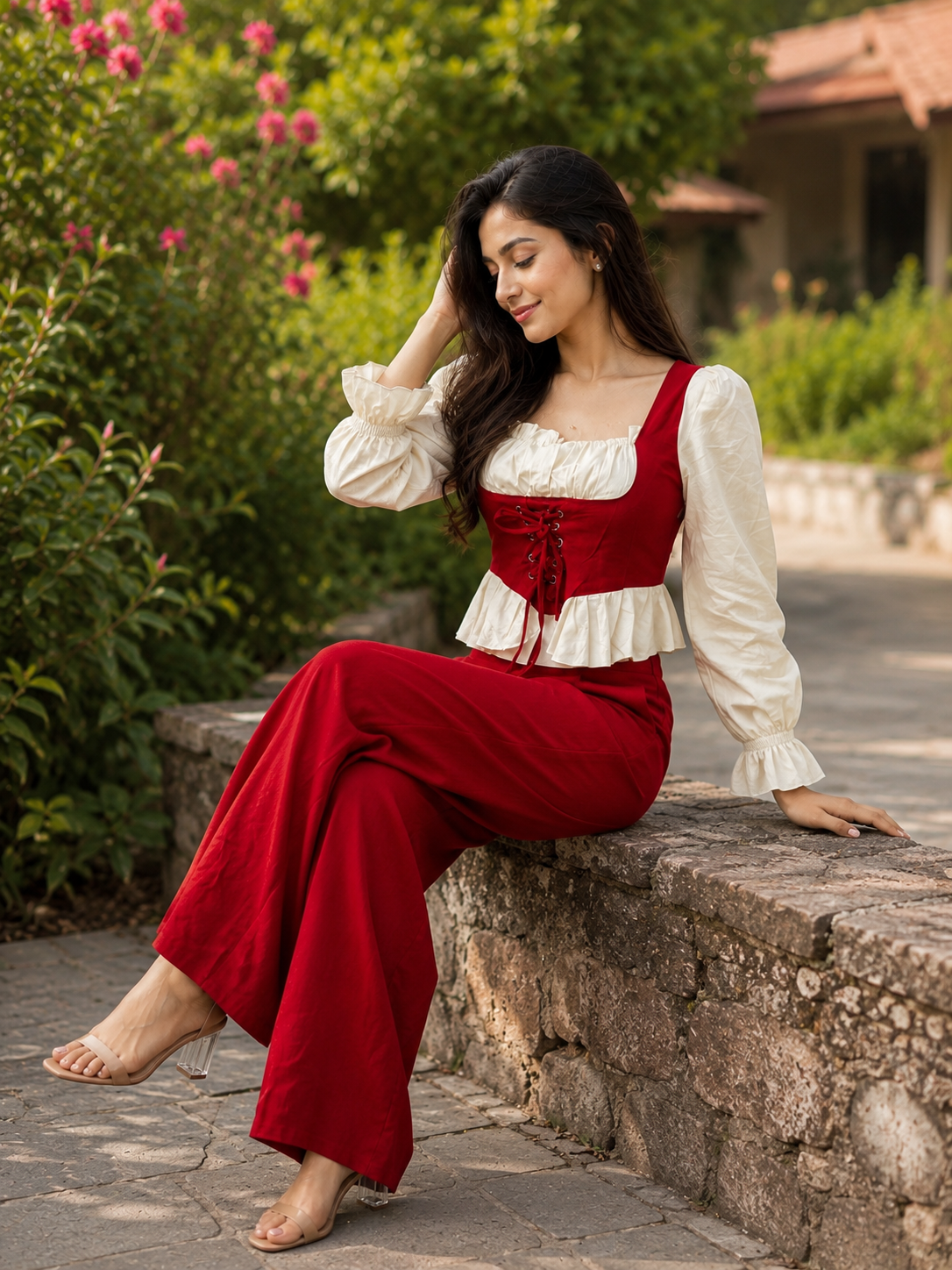Cotton Multi color co-ord set