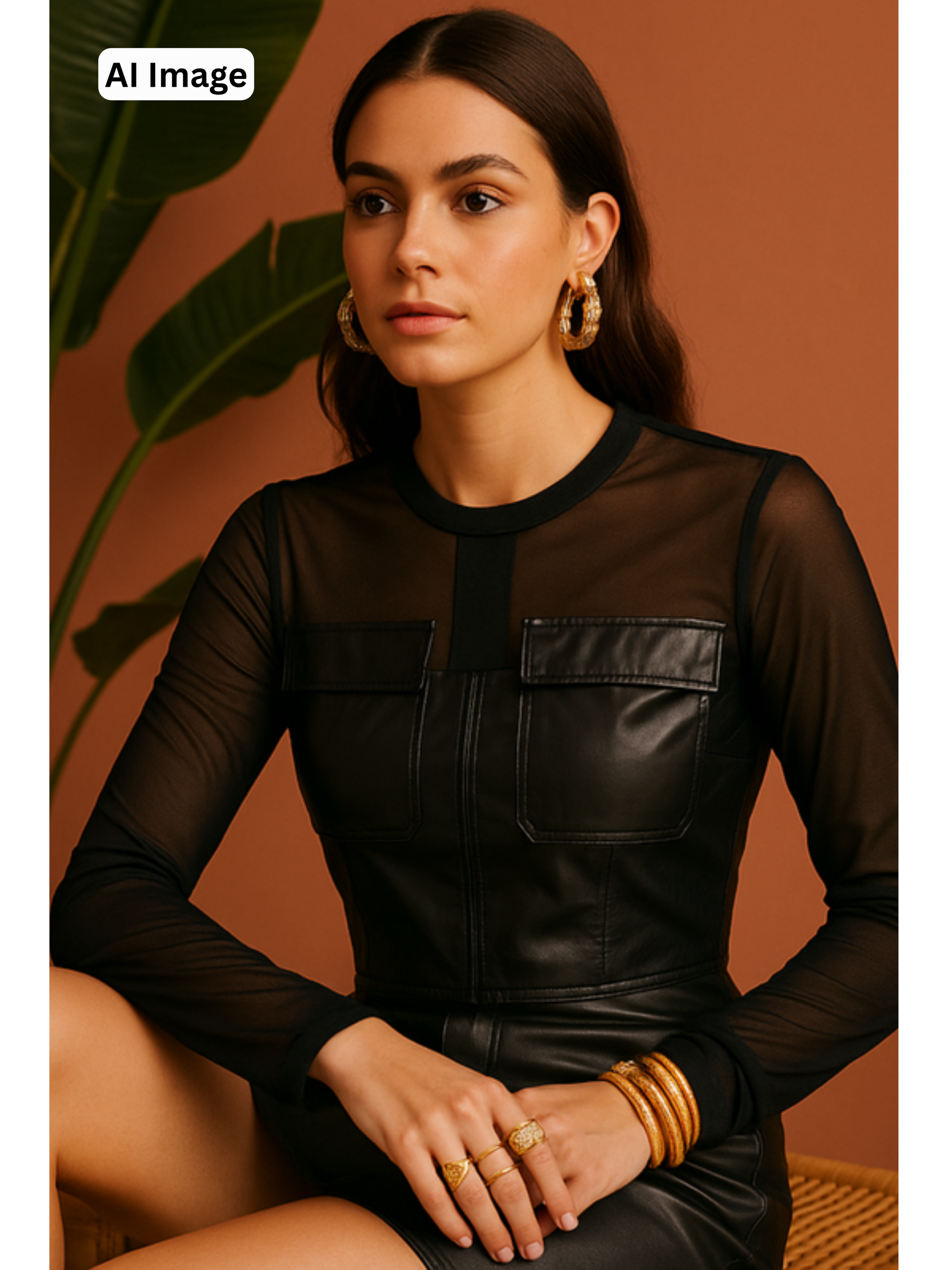 Leather Top