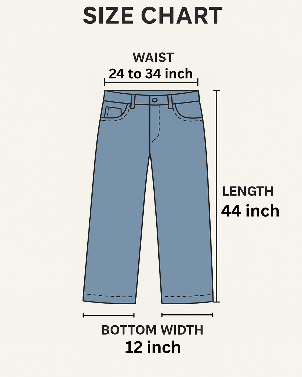 Ballbottom Cotton Jeans for Women