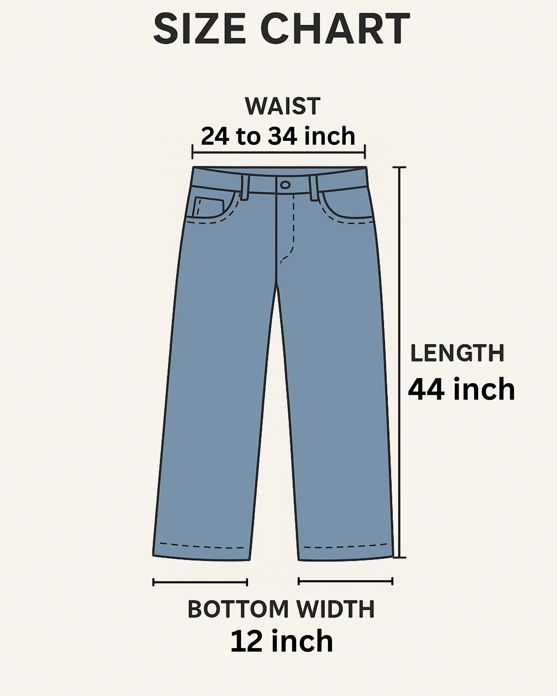 Ballbottom Cotton Jeans for Women
